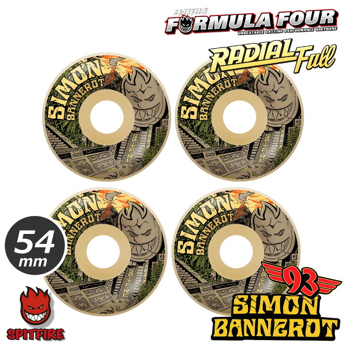 【楽天市場】【日祝も発送】スケートボード ウィール SPITFIRE スピットファイアー F4 FORMULA FOUR SIMON ...