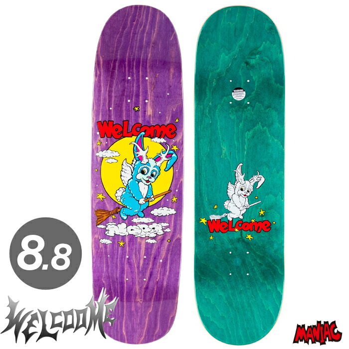 楽天市場】【スケボー デッキ 8.25 8.38 8.5 8.0】WELCOME SKATEBOARDS