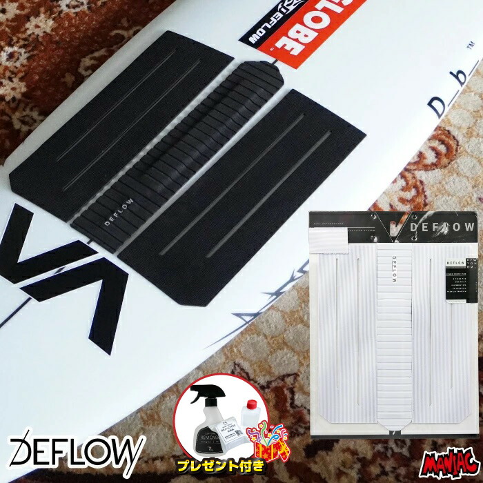 DEFLOW ERWIN PAD ブラックデッキパッド ERWIN FRONT PAD BLACK vol2 フロントデッキパッド -DEFLOW SURF