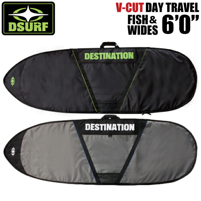 DESTINATION ディスティネーション サーフィン FUN 7'6'' V-CUT DAY サーフボードケース BAG BOARD