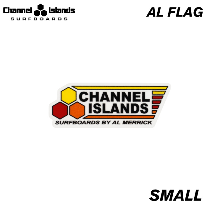 アルメリック サーフボード ステッカー チャンネルアイランド CHANNEL ISLANDS AL FLAG - SMALL Sサイズ シール スケートボード スケボー 車 スノーボード PC サーフィン画像