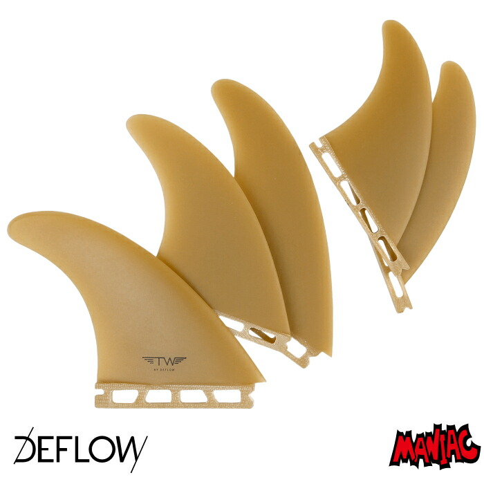 【日祝も発送】future フューチャー フィン トライフィン ショートボード用 DEFLOW デフロウ デフロー TW 5FIN SET タイラーウォーレン ５フィン FUTURES.ベース スラスター クアッドフィン サーフィン