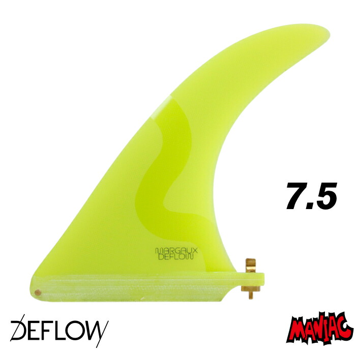 楽天市場】DEFLOW デフロウ 7.5 MARGAUX シングルフィン SINGLE