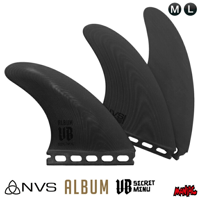 future フューチャー フィン トライフィン NVS Fin - Album Victor Bernaldo Thuruster - APEX ネイクドバイキングサーフ アルバムビクターベルナルド G10 ファイバーグラス ALBUMサーフボード FUTURES.ベース ３フィン サーフィン