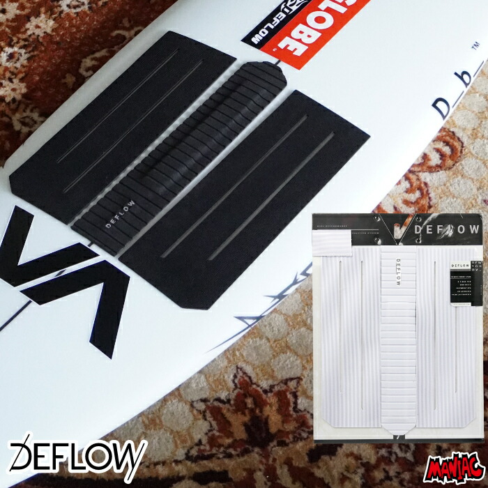 DEFLOW Erwin Pad デッキパッド DEFLOW デフロウ ERWIN FRONT PAD - WHITE サーフ サーフィン