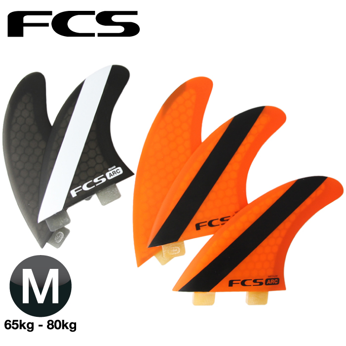 楽天市場】ショートボード用フィン FCS FIN エフシーエスフィン ARC PC