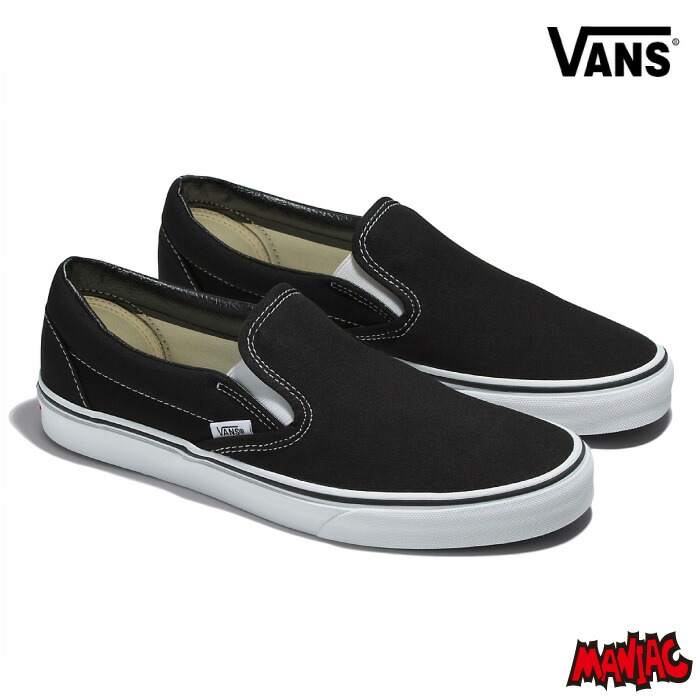 正規 VANS (ヴァンズ バンズ) VN0A38F7VKJ Classic Slip-On (Vans Mash Up) Flames Black / True White VN076 US9-約27.0cm バンズ VANS スニーカー メンズ 男性用 クラシック