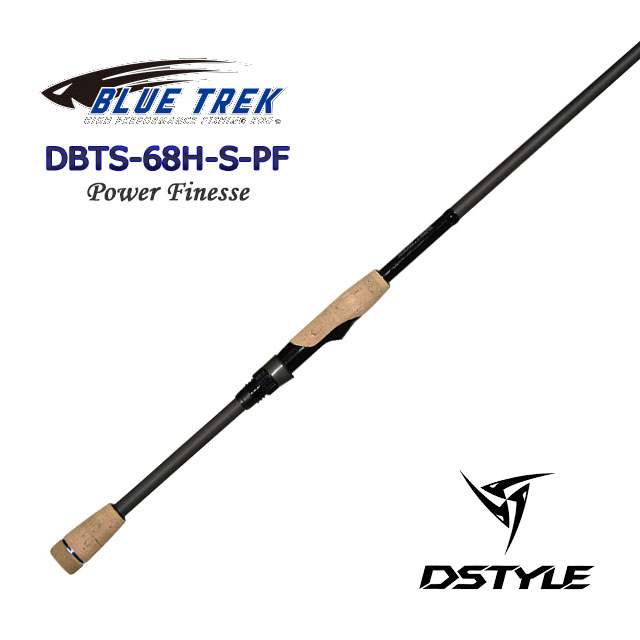 DSTYLE ブルートレック　DBTC−65M＋　PF ブルートレック DBTC-65M+-PF DSTYLE （ベイトロッド） BLUE