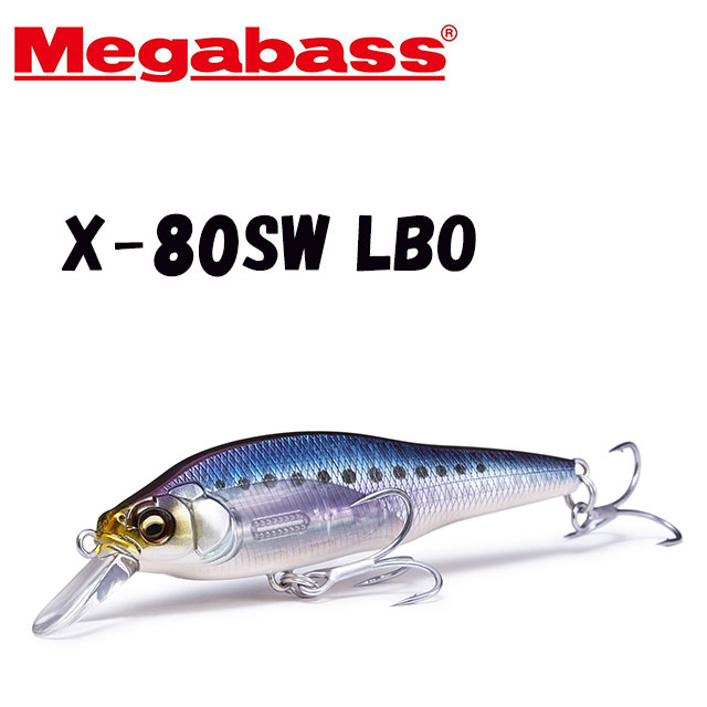 Megabass.X-80.LBO.Shallow.✖⑥ X-80SW(エックス80 SW) LBO SHALLOW GP ダブチャー ルアー
