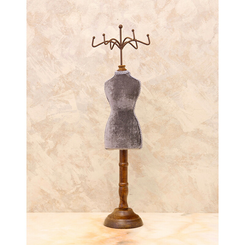 楽天市場】クラシカルトルソー350mm ベルベットグレー【ミニトルソー