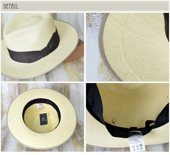 Stetson Stetson メンズ メンズ パナマ帽 メンズ パナマ帽 麦わら帽子 メンズ サイズ調節可能 春 夏 ステットソン ダンディ 大きいサイズ 送料無料 麦わら帽子 おしゃれ ストローハット 59cm L 紳士 帽子 おすすめ Hatandcap 帽子専門店 万京 本物特価保証 の