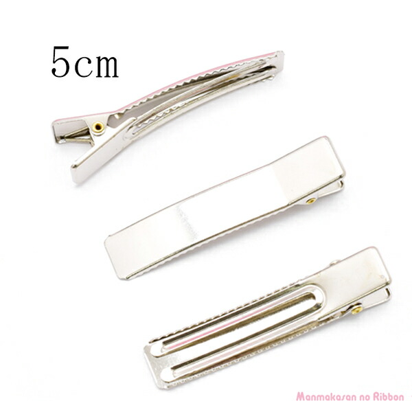 楽天市場】[HB67] ◇お試し◇5cm 四角いやっとこピン ヘアクリップ4個 