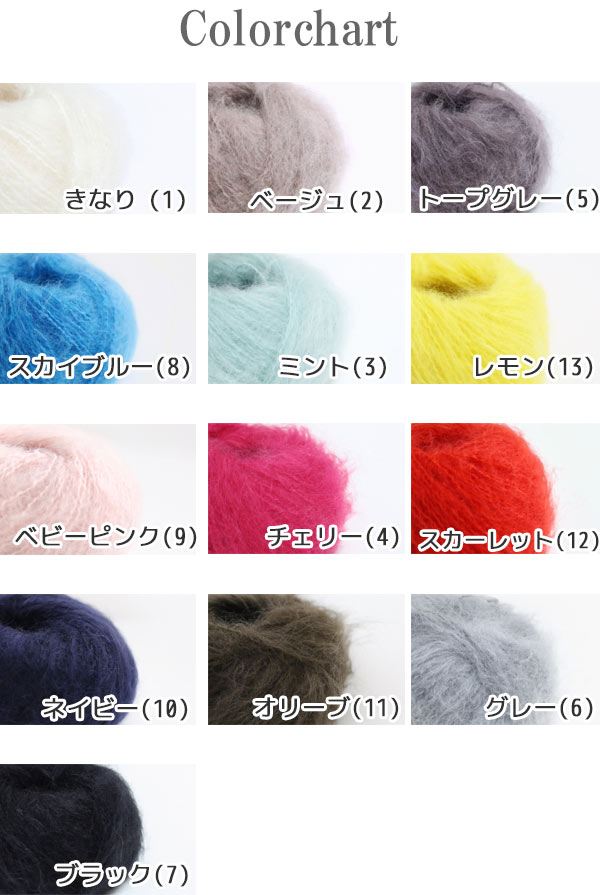 楽天市場】[D] ダルマ毛糸 ウールモヘヤ きなり(1) Wool Mohair 20g 約46m DARUMA 【宅配便】 【清原 】：まんま母さんのりぼん