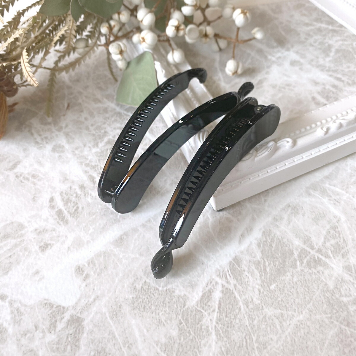 楽天市場】≪まとめてお買い得≫ バレッタ金具 シルバー 10cm 10