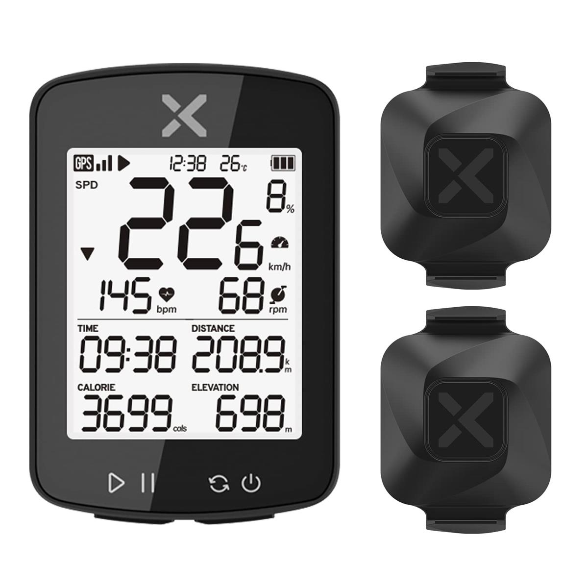 楽天市場】【送料無料】XOSS GPS サイクルコンピュータ セット