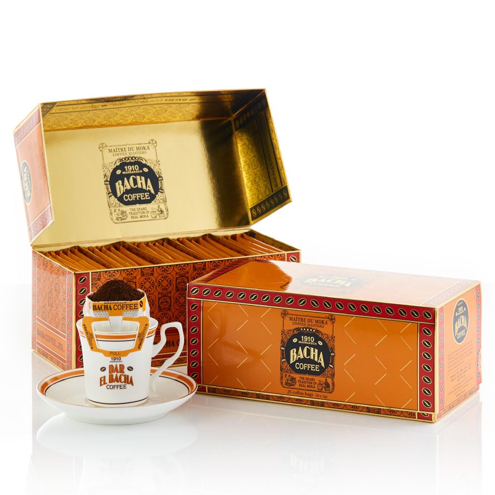 Bacha Coffee(バシャコーヒー) | アソートドリップバッグギフトボックス, 100% Arabica Beans, 個包装ドリップバッグ25袋入り|まんまるふれすた