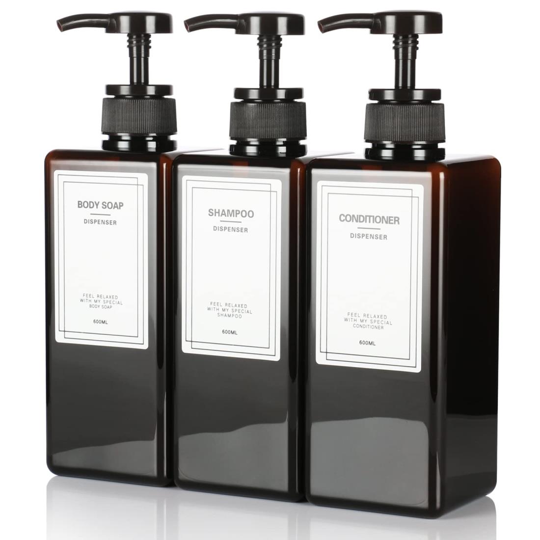 楽天市場】シャンプーボトル Segbeauty ディスペンサー 詰め替えボトル