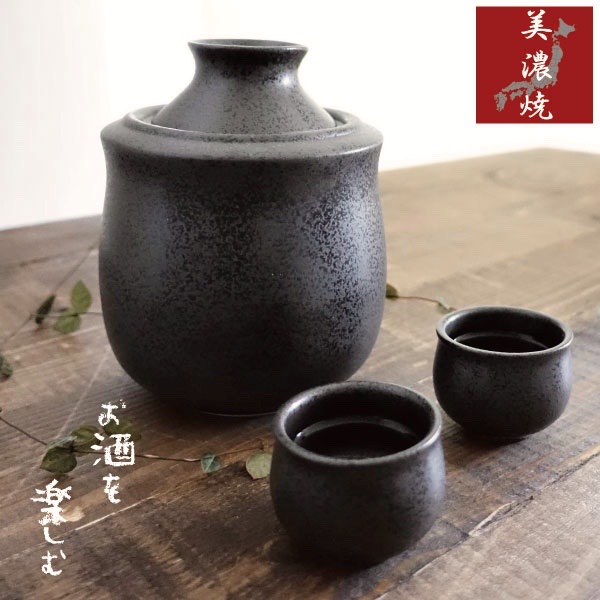 楽天市場】美濃焼 白釉金彩 酒器セット おしゃれ 徳利 おちょこ