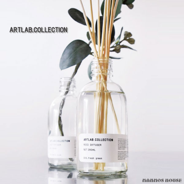 楽天市場 ルームフレグランス おしゃれ アロマディフューザー アートラボコレクション 芳香剤 Artlab Collection スティック リード ディフューザー 大容量 ムスクサボン マンモスビレッジ