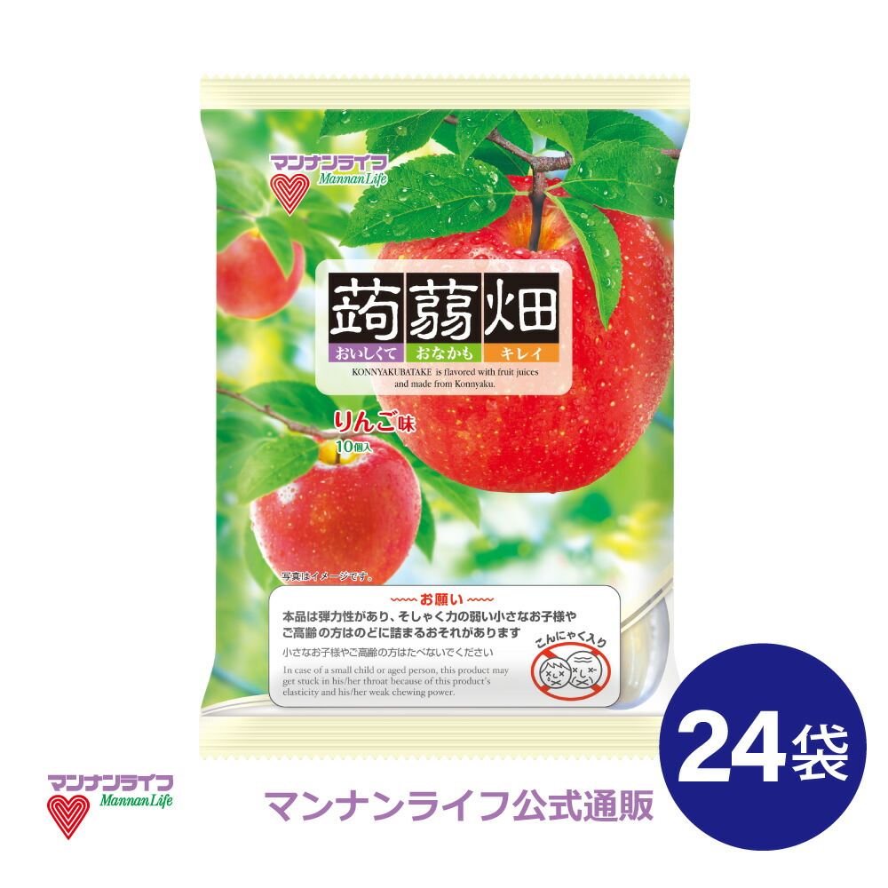 楽天市場】送料無料！【公式】蒟蒻畑白桃味 25g×10個×24袋 / マンナン