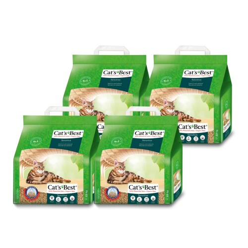 Cat's Best キャッツベスト センシティブ 8L × 4袋 猫砂 8L×4袋 (ケース販売)