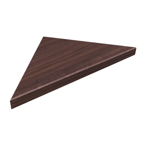 南海プライウッド 収納家具 リブニッチ 端っこ印字機 ダークウォールナット 40×380×380粍 LNC4303-DJ
