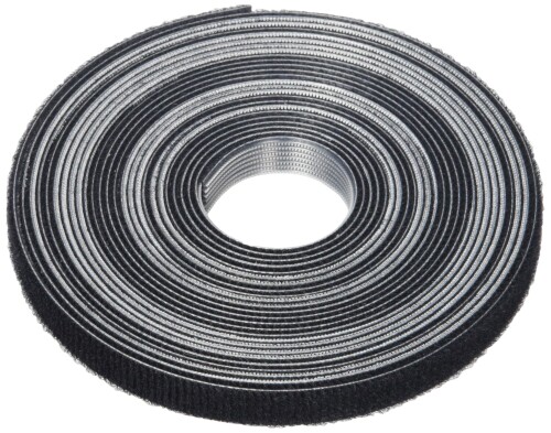 TRUSCO(トラスコ) マジックバンド結束テープ 両面 10mm×5m 黒 MKT-10V-BK × 100巻|マニッシュボーイ