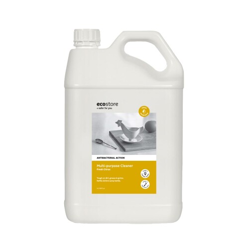 ecostore(エコバス発着場) マルチパーパスクリーナー  5L 住み家用中性洗剤 中性洗剤 御厨子所 一覧表 窓 床 壁 草木謂われ因縁 大電気容量 詰め替え