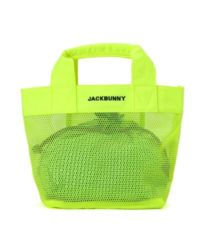 (ジャックバニー) カートバッグ (メッシュ地・ブランドロゴ) / ゴルフ ラウンド / 262-5281601 060_イエロー FR