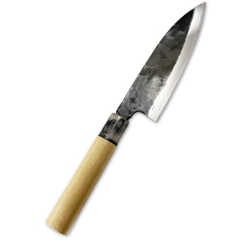楽天市場】片岡製作所 三徳包丁 ブラック 175mm TAMAHAGANE 粲