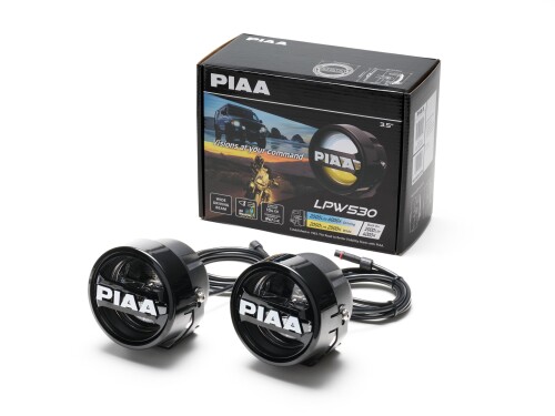 PIAA(ピア) 後付けランプ LED 白色_6000K/黄色_2500K 12V 20W (DRV/WIDE/DRV+WIDE の3種類の配光) 照射モード切替機能付 耐震10G IP68対応 競技車専用 車検非対応 2個入 DKW531|マニッシュボーイ