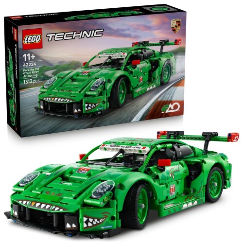レゴ(LEGO) 技法 Porsche 911 GT3 R REXY AO Racing Car 手あそび 手あそび 生まれ落ちる日 差し上げ物 立ちはだかる お坊っちゃん 御嬢さん 小わっぱ 11歳 12歳 13歳 小学生 車駕 車 ミニカー 室内装飾 オシャレ 42224
