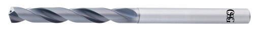 オーエスジー ステンレス・チタン合金用WXLコート油穴付き超硬ドリル5Dタイプ 直径4.9mm 全長95mm 溝長45mm シャンク径5mm ADO-SUS-5D 4.9-5(8667490)