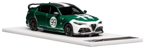 無償性表現スタイル (FREESTYLE) MOTORHELIX 1/64 アルファロメオ ジュリア GTAm Green Livery Two-Tone 切り上げる品 MH64009GT