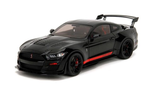 京商 (Kyosho) Jada Toys PINK SLIPS続きもの 1/18 シェルビー GT500 CODE RED 黒いこと 遣っ付ける品 JADA36385