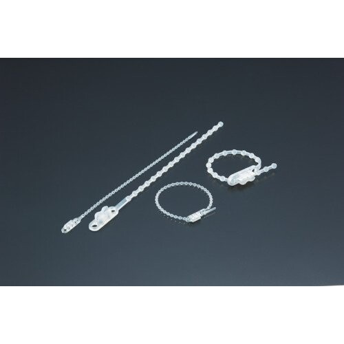 TRUSCO(トラスコ) ダブルヘッドノットタイ 4.0mm×150mm 最大結束Φ38 白 TRKTV-150E x 10 袋 8,204円