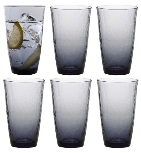 東洋佐々木ガラス グラス アースグレー タンブラー 300ml 6個入 日本製 ガラスコップ ビールグラス ハイボール グレー 灰色 18710ESM｜マニッシュボーイ