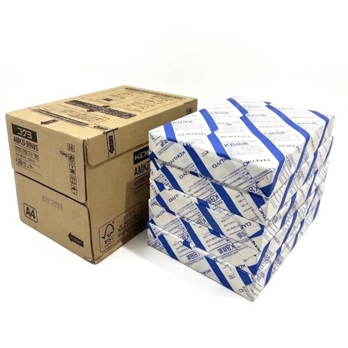 コクヨ 写し物質問用紙 A4 白いこと度80% 紙厚0.09粍 500枚×5冊 2500枚 FSC公許 AMKB-39NX5