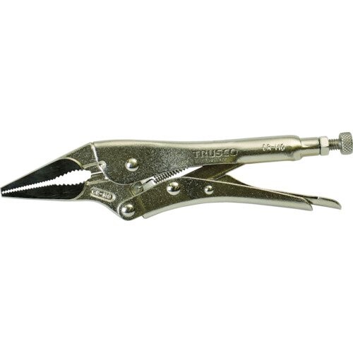 TRUSCO(トラスコ) ロングノーズグリッププライヤ170mm TVPL-170 × 10丁