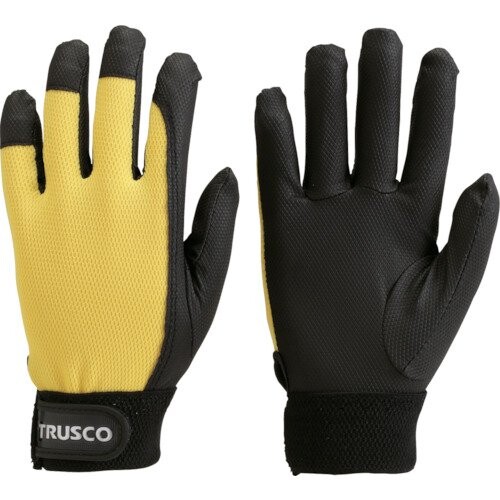 TRUSCO(トラスコ) PU薄手手袋 エンボス加工 Sサイズ イエロー TPUM-Y-S x 10 双 9,157円
