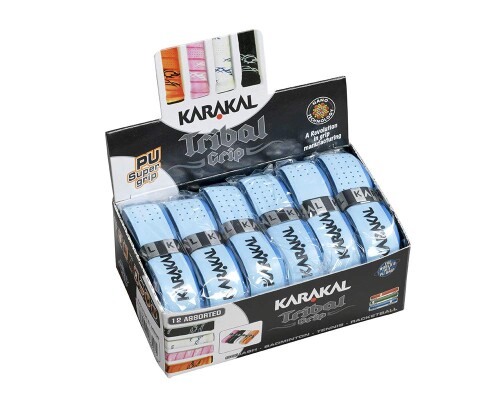 KARAKAL(カラカル) 手持ち部分 全櫂運動競技相応う PU SUPER GRIP Tribal 12 水色 12個1書き割り KJ 680S 水色