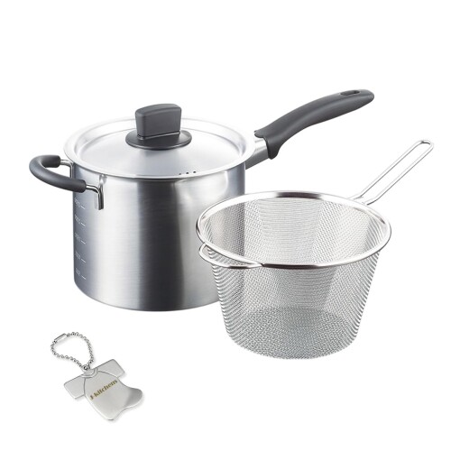 J-kitchens 片手なべ 蓋が転がりにくい パスタ 鍋 18糎 屁っ放り IH相応う 日本製 事あたらしい下げ札付