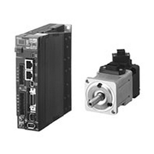 オムロン(OMRON) ACサーボ原動機 ABS/INCエンコーダ付き添い人100W AC200V 手当たり無/打ちきり無 3000rpm (本格的生産物型番:R88M-K10030T)