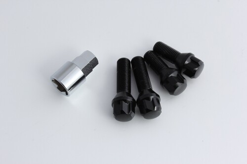 ERST(エアスト) ロックボルトキットM14x1.5-首下30/42mm 色:ブラック 4本セット|マニッシュボーイ