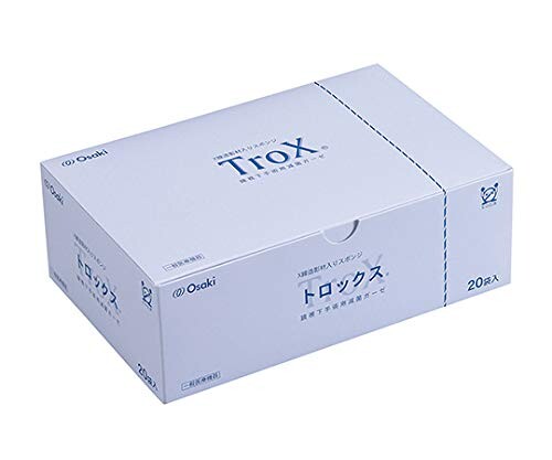 オオサキメディカル トロックス C印字機 30mm×150粍 1ply 5枚入×20袋 23702