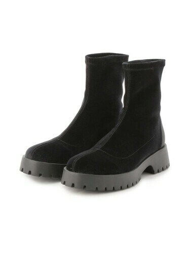 (エミ) ベロアストレッチブーツ 13WGS244503 レディース BLK 24.5