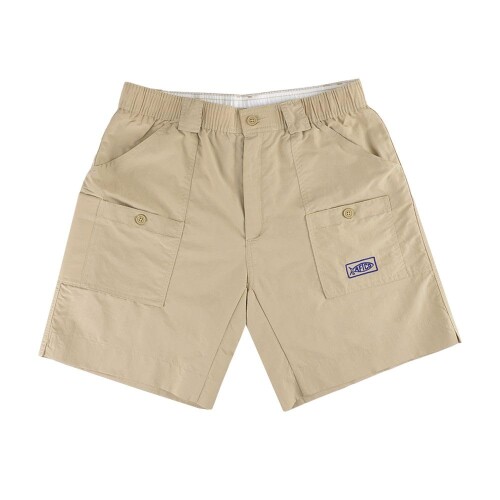 アフコ(Aftco) 一風変わった 沖釣り 遊撃手 ロング カーキ XXL大きさ (The Original Fishing Short Long Khaki 40) M01L