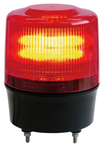 NIKKEI LED回転灯 100~200 赤 制御入力機能有 0.58kg VL12R-200XR|マニッシュボーイ
