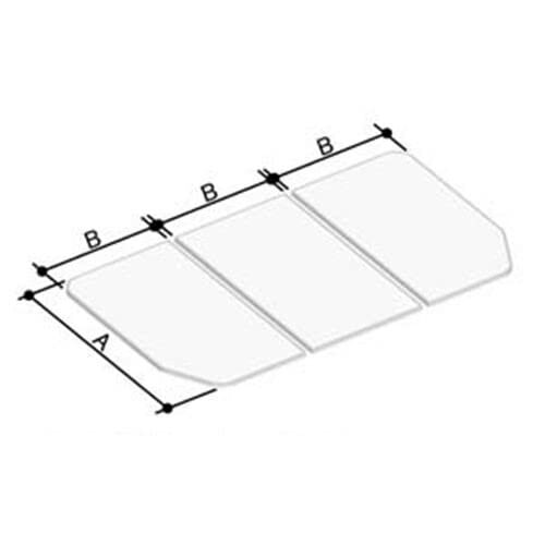 LIXIL(リクシル) INAX 薄型保温組フタ 風呂場部分品(YFK-1376C(6)-D4)
