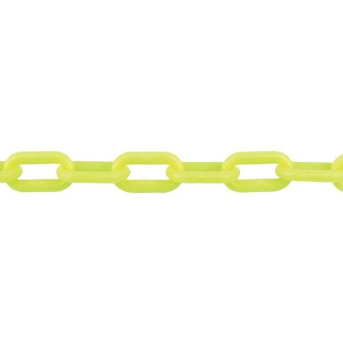 TRUSCO(トラスコ) プラチェーン 螢光黄色 8MMX6M TPCB8-6LY × 5本